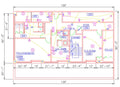 36" x 48" Blueprint Color