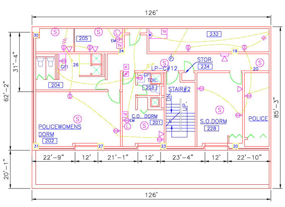 36" x 48" Blueprint Color
