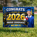 Senior graduation yard sign