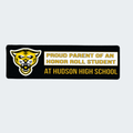 Custom team spirit bumper sticker