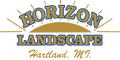 Horizon Landscape gold and blue logo